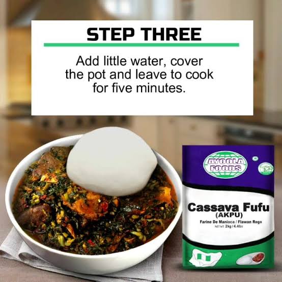 Cassava flour Fufu 1kg