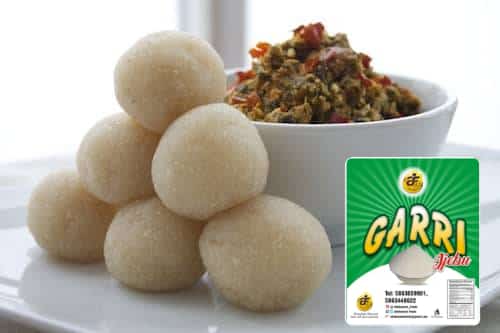White ijebu garri