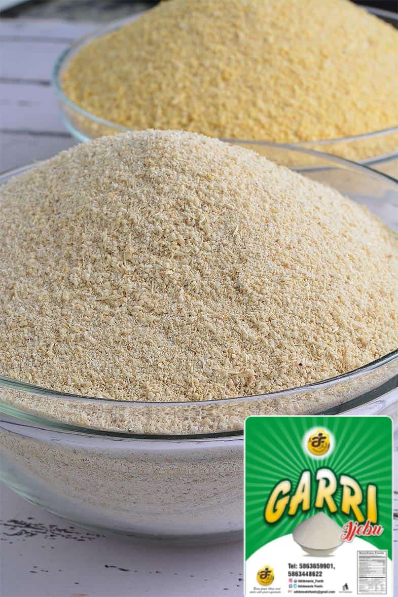 White ijebu garri