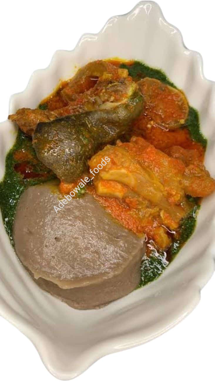 Yam flour Elubo( Isu Dudu)